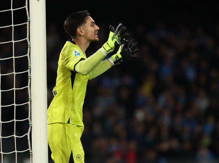 Meret durante una partita