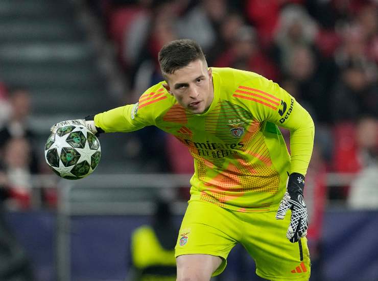 Trubin durante una partita