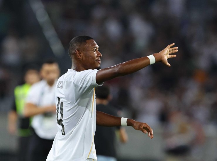 Alaba durante una partita