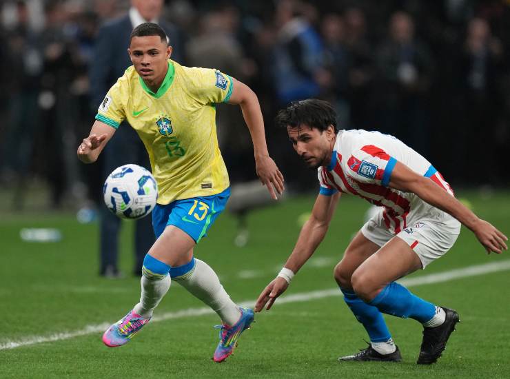 Vanderson con la maglia del Brasile