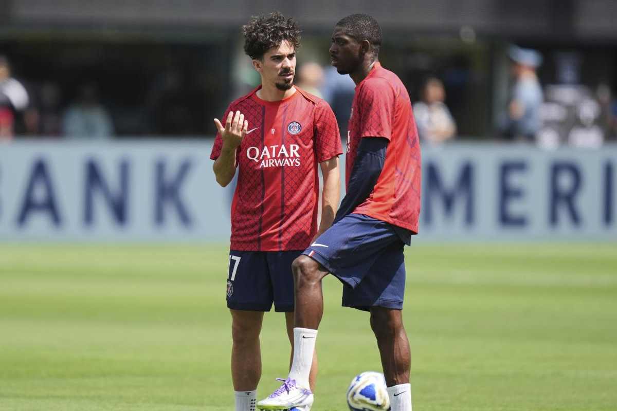 Vitinha sul podio al Pallone d'Oro