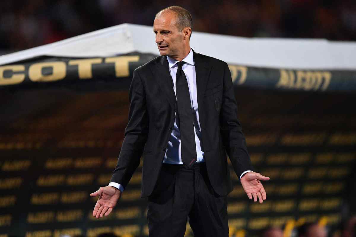 Allegri davanti la panchina