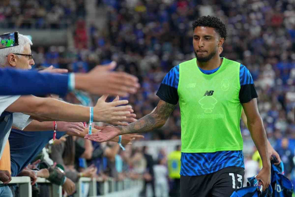 Ederson con l'Atalanta